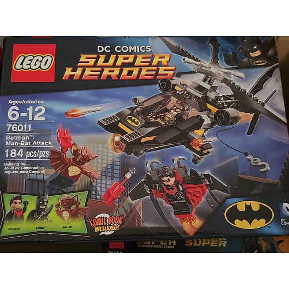 BAT MAN, MAN-BAT ATTACK Dc Super Heroes LEGO Set #76011 NEW Sealed RETIRED - Picture 15 of 15